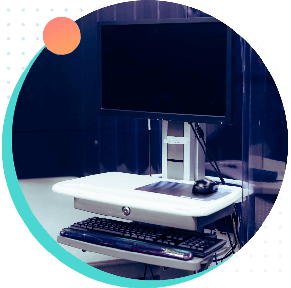 A crashcart KVM For DC Remote hands techs